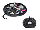 Lay-n-Go Cosmo Drawstring Makeup Organizer Cosmetic & Toiletry Bag for Travel, Gifts, and Daily Use with a Durable Patented Design, 20 inch, Black Lay-n-Go