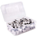 PANA 100 Pieces Nail Sanding Bands Professional Nail Manicure Great Fit for Nail Drill Bits for Acrylic Nails (180 Grit, Zebra) PANA