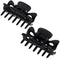 Camila Paris CP3027 French Hair Clip for Women, 1.5 inch Set of 2 Black Girls Hair Claw Clips Jaw Fashion Durable Styling Hair Accessories for Women, Strong Hold No Slip Grip, Made in France Camila