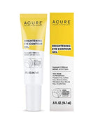 ACURE Brightening Eye Contour Gel | 100% Vegan | For A Brighter Appearance | Seaweed & Hibiscus Extract - Rejuvenates, Hydrates & Soothes | All Skin Types | 0.5 Fl Oz Acure