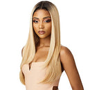 Premium Swiss Lace Front Wig Melted Hairline AALIYAH Ear-to-Ear Soft Lace Pre-attached Elastic band Pre-Plucked (1B) Outre