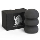 Konjac Sponge (3 Pack) Activated Bamboo Charcoal. Facial Cleansing & Exfoliating Beauty Sponges The Beauty Shelf
