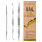 3-Pack Ingrown Toenail File And Lifters, 100% Professional Surgical Stainless Steel Ingrown Toenail Tool -Safe Nail Cleaning Treatment Pedicure Tools Kit Under Sidewall Cleaner Pain Relief Accessories POLKASTORE