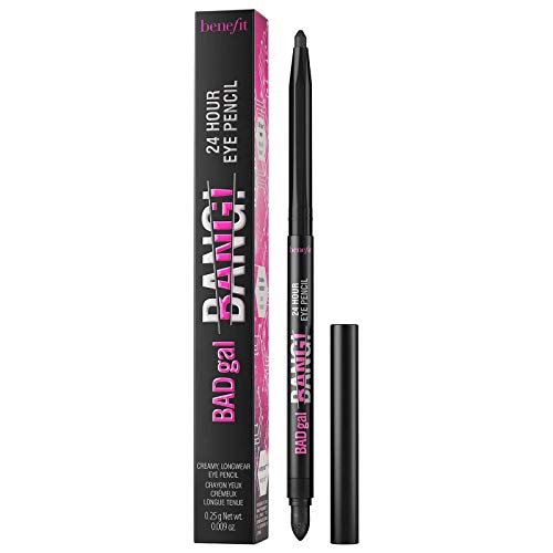 Benefit Cosmetics BADgal BANG! 24 Hour Eye Pencil - Pitch Black 0.009 oz (Pack of 1) Benefit