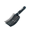 UltimateBrush Curved Vented Hair Brush,Vent Brush, Styling for Thick Long Hair, Detangling Massage Brush for Women or Men, Fast Drying Blow Dryer Brush Wet/Dry (Black) UltimateBrush