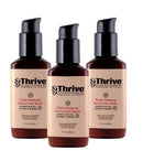 THRIVE Natural Moisturizing Mineral Face Sunscreen SPF 30, 2 Ounces (3 Pack) – Lightweight Moisturizer Broad-Spectrum Matte Natural Face Sunblock with Clear Zinc Oxide & Antioxidants – Vegan, Made in USA & Non Greasy Thrive Natural Care