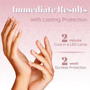 Tammy Taylor Glass Slipper No Wipe Gel Top Coat Nail Polish, Professional UV/LED Quick Cure Manicure Finish, Non Yellowing, No Chip, High Gloss Clear Gel Polish for Acrylic Tips and Gelegance Infinity Warehouse