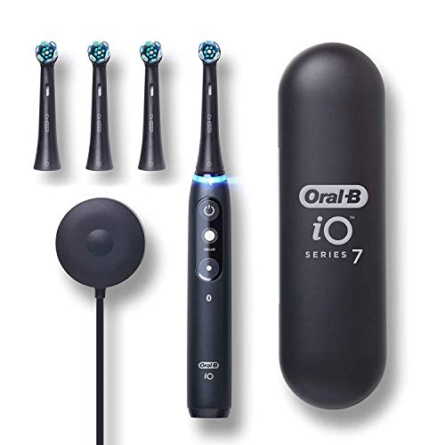 Oral-B iO Series 7 Electric Toothbrush With 4 Brush Heads, Black Onyx Oral-B