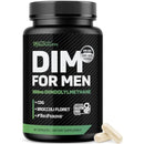 DIM Supplement for Men 300mg | Estrogen Blocker & Aromatase Inhibitor | Extra Strength Men’s Hormone Balance & Fitness Booster with Diindolylmethane Plus CDG & Broccoli Floret | Gluten-Free | 60 Ct Infinity Warehouse