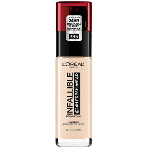 L'Oreal Paris Makeup Infallible Up to 24 Hour Fresh Wear Foundation, Rose Pearl, 1 Ounce L'Oreal Paris