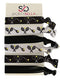 Tennis Hair Hair Ties, Tennis Hair Accessories, No Crease Tennis Hair Elastics Set, Gift for Girl Tennis Players Sportybella