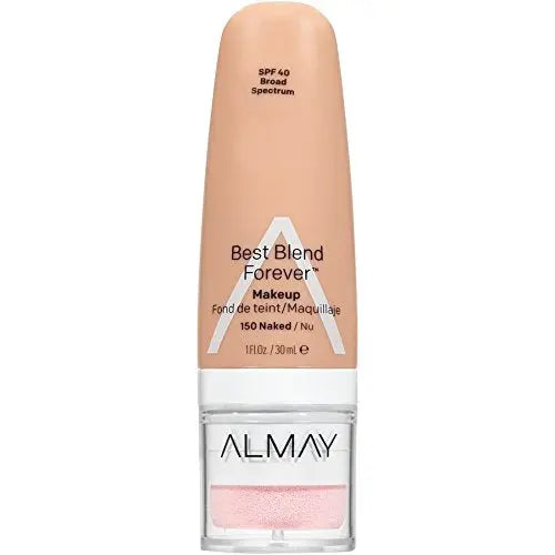 Almay Best Blend Forever Foundation, Naked, 1 fl. oz, SPF 40 Broad Spectrum Almay