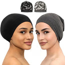 Satin Bonnet Lined Sleeping Beanie Hat Bamboo Headwear Frizzy Natural Hair Nurse Cap for Women and Men CAPLORD