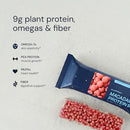 Blueprint Bryan Johnson Macadamia Nut Protein Bar - 9G Plant Protein - Healthy Fats - Supports Muscle Growth - Low Carb & Sugar - Natural Ingredients - Vegan Keto Snack (Raspberry - 12 Pack) Infinity Warehouse