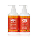 Koji White Kojic Acid & Papaya Body Lotion Skin Brightening Gift Box Set 2-Pack for Women - Nourishing, Skin Radiance, Rejuvenate Skin Cells - Quick Absorbing - 8.45 Fl Oz Bottle Koji White