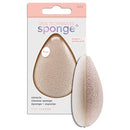 Real Techniques Sponge +, Skin Care Facial Cleanser Tool with Probiotics, Exfoliate and Clean Pores, Miracle Cleansing Sponge, Dual Sided, Pink, Gentle on Skin, 1 Count Real Techniques