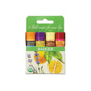 Badger - Classic Lip Balm Green Box, Made with Organic Olive Oil, Beeswax & Rosemary, Natural Lip Balm Variety Pack, Certified Organic, Moisturizing Lip Balm, 2.4 oz each - 4 pack Badger