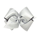 Wee Ones Metallic Overlay Girl's Hair Bow Wee Ones Store