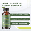 KeraBiotics – Daily Foot & Nail Support with Probiotics and Plant Extracts – Topical Formula with Aloe, Cucumber & Peptides – Non-GMO, Gentle & Easy to Use – 15ml, 6 Month Supply Infinity Warehouse