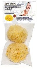 Spa Baby Natural Bath Sponge! Especially Selected for Your Baby! by Spa Destinations. SAVE 35% On Our Exclusive TWO (2) PACK!!! Create The "Perfect Bath" For Your Baby! 100% TOTAL SATISFACTION GUARANTEE or Your! Also the "Perfect Gift" for Mom! Spa Destinations