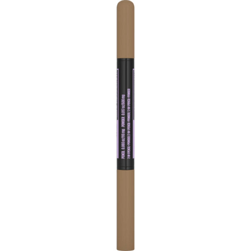 Maybelline Express Brow 2-In-1 Pencil and Powder Eyebrow Makeup, Blonde, 1 Count Maybelline New York