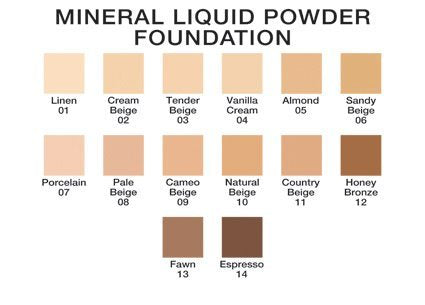 Mineral Liquid Powder Foundation ~Tender Beige~ (30 ml) Beauty Basics