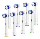 Replacement Toothbrush Heads Compatible with Oral B Braun,8 Pack Professional Electric Toothbrush Heads Brush Heads Refill for Oral-B 7000/Pro 1000/9600/ 500/3000/8000 Voguish