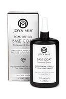 Top Coat And Base Coat For Acrylic Or Gel Nails By JOYA MIA Professional Gloss Top And Base Coat Gel Nail Polish Long Lasting Soak Off No Cleaners Needed (15ml, Top Coat) JOYA MIA