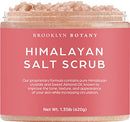 Brooklyn Botany Himalayan Salt Body Scrub - Moisturizing and Exfoliating Body, Face, Hand, Foot Scrub - Fights Stretch Marks, Fine Lines, Wrinkles - Great Gifts for Women & Men - 1.35lb Brooklyn Botany