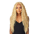 It's A Wig Iron Friendly Synthetic Gorgeous Long Length Layered Wavy Style Center Part 5G True HD Transparent Swiss Lace Front - SWISS LACE QUINNIE (SIENNA COPPER) It's a Wig