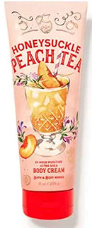 Bath & Body Works, Signature Collection Ultra Shea Body Cream 8 Ounce (Honeysuckle Peach Tea) Bath & Body Works