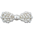 Bowknot Pearl Bun Hair Pin Topknot Disk Hair for women girls nobranded