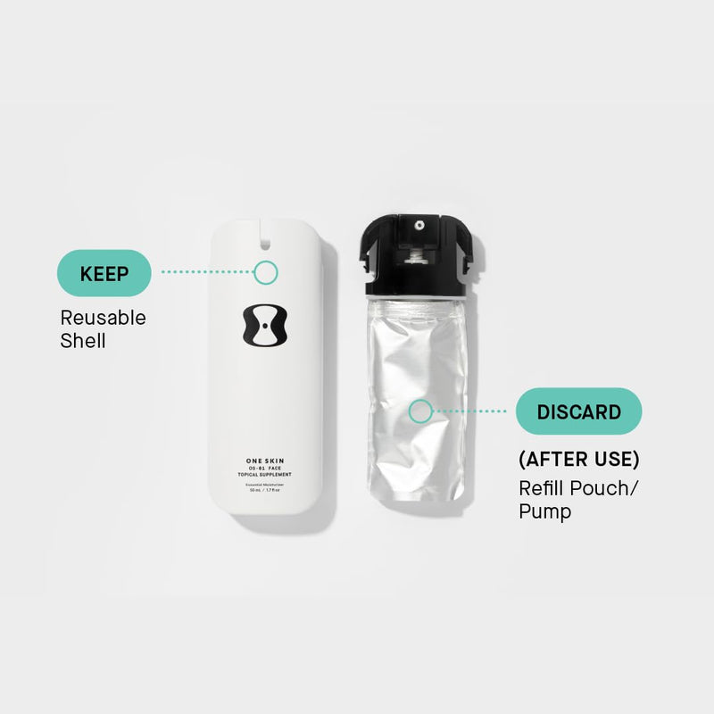 oneskin FACE OS-01 Peptide Topical Supplement & Skin Longevity Age Reversal Moisturizer Infinity Warehouse