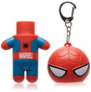 Lip Smacker Marvel Spiderman Superhero Flavored Lip Balm Keychain, Amazing Pomegranate, 0.14 Oz Lip Smacker