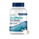 OraCoat XyliMelts Dry Mouth Relief Oral Adhering Discs, Slightly Sweet with Xylitol, For Dry Mouth, Stimulates Saliva, Non-Acidic, Day and Night Use, Time Release for up to 8 Hours, 100 Count Oracoat