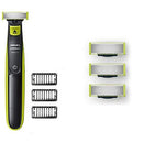 Philips Norelco OneBlade hybrid electric trimmer and Replacement Blade, 3 Count Philips Norelco