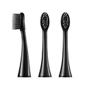 BURST Replacement Electric Toothbrush Heads for BURST Sonic Toothbrush, Charcoal Bristles, Deep Clean, Healthier Smile, 3pk (Black) Burst