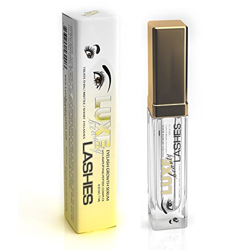 Luxe Beauty Lashes Eyelash Growth Serum - Longer, Fuller, Lush Lashes and Eyebrows - all Natural Lash and Thicker Eyelashes and Fuller Eyebrows - 0.23 ounce LUXE Beauty Lash & Brow Growth Products