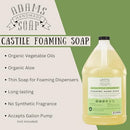 Adams Handmade Soap Liquid Foaming Soap 1 Gal - Eucalyptus Spearmint Infinity Warehouse