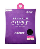 Outre 100% Human Hair Premium DUBY CLOSURE (1B Off Black) Outre