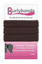 Burlybands Large Hair Ties for Thick Heavy or Curly Hair. No Slip No Damage Seamless Ponytail Holders Scrunchies Sports Thick Hair Ties - Hair Bands - Curly Hair Accessories (Brown 3 Pcs) Burlybands