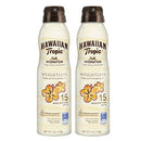 Hawaiian Tropic Silk Hydration Weightless Clear Spray Sunscreen, Broad-Spectrum Protection, SPF 15, 6 Ounces - Pack of 2 Hawaiian Tropic
