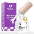 Nail Ridge Filler For Damaged Nails: Gelike ec 8 in 1 Nail Strengthener for Thin Nails and Growth - Protein Nail Ridge Filler with Top Coat Free Infinity Warehouse