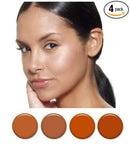 4pc TAN Complexion Professional Airbrush Cosmetic Makeup Set 1/2 oz bottles Infinity Warehouse