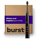 BURST Electric Toothbrush with Charcoal Sonic Toothbrush Head, Deep Clean, Fresh Breath & Healthier Smile, 3 Modes - Whitening, Sensitive, Massage, Black [Packaging May Vary] Burst