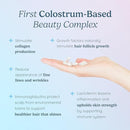 WONDERCOW Hair Skin and Nails Vitamins w/Bovine Colostrum, Collagen, Hyaluronic Acid, Biotin, Zinc, & Lactoferrin┃Supports Faster Hair Growth, Stronger Nails and Glowing Skin (30 Servings, Capsule) Infinity Warehouse