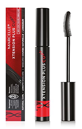 Marcelle Xtension Plus Curl Mascara, Black, 1 Tube MARCELLE