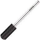 USA Pana 3/32" Safety Nail Carbide - Smooth Round Top Small Barrel Head for Electric Dremel Drill Machine (Black, Silver, Gold - 5XC to Extra Fine Grit) (Coarse, Small Barrel - DLC Black) PANA