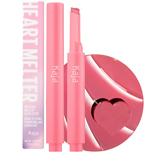 KAJA Heart Melter | Lip Gloss Stick | 02 Sweet Talk - playful bubblegum pink | Cruelty-free, Vegan, Paraben-free, Sulfate-free, Phthalates-free, K-Beauty Kaja