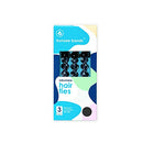 Bunzee Bands - Adjustable Length Hairbands | Cushioned No-Slip Design | Perfect for Crease free Thick Ponytails, Buns, Puffs and Updos | Patent Pending (Small, Black Marble) Bunzee Bands